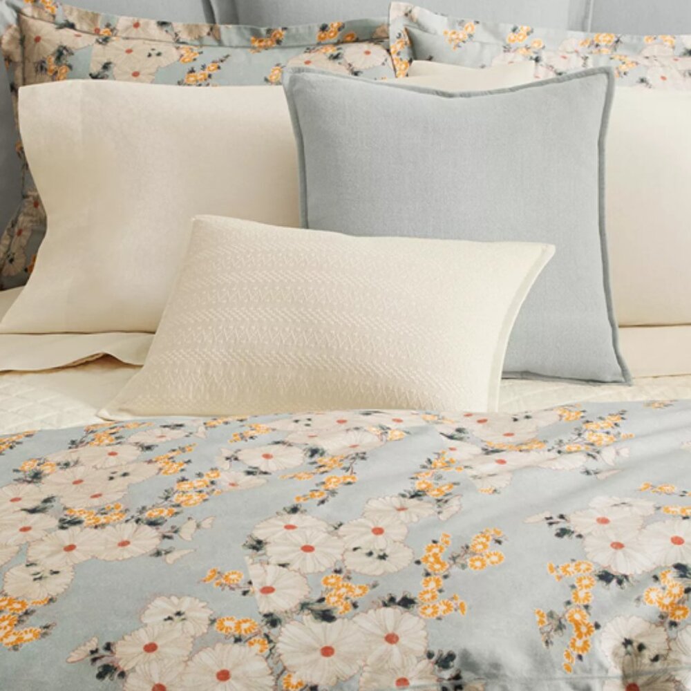 sold @ebay ~ Ralph Lauren Queen Comforter Cassie Anitra – Rare - Floral Celadon